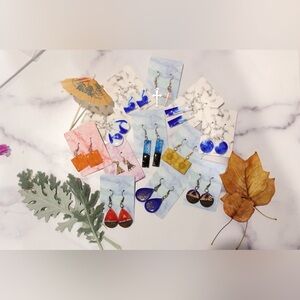 Handmade Resin Earrings